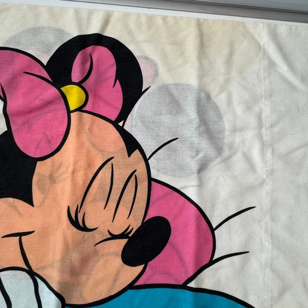 Vintage Disney Minnie Mouse Pillowcase Cartoon Character Pillow Case Single‎